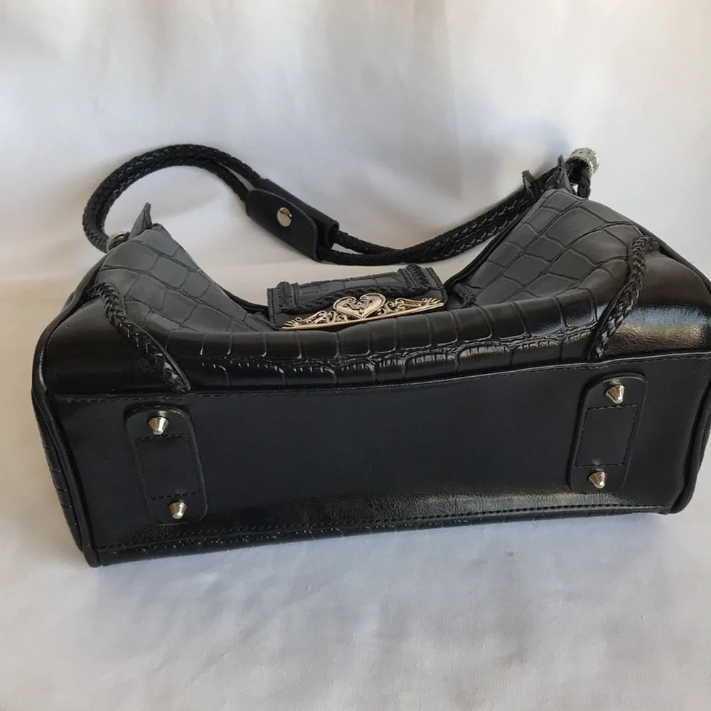 M.C. black bag with silver accents - Picture 10 of 10
